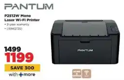 HiFi Corp Pantum P2512W Mono Laser Wi-Fi Printer offer