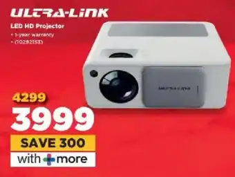 HiFi Corp Ultra-link LED HD Projector offer