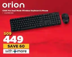 HiFi Corp Orion Orbit Pro Dual Mode Wireless Keyboard & Mouse offer