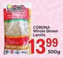 Elite Power Trade Cash & Carry CORONA Whole Brown Lentils offer