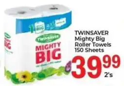 Elite Power Trade Cash & Carry TWINSAVER Mighty Big Roller Towels offer