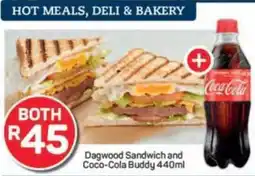 Pick n Pay Dagwood Sandwich and Coco-Cola Buddy offer