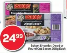Pick n Pay Eskort Shoulder, Diced or Round Cut Bacon offer