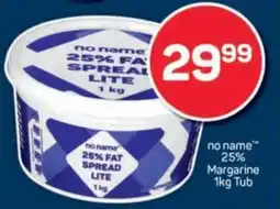 Pick n Pay no name 25% Margarine Tub offer