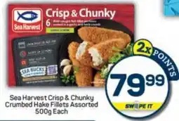 Pick n Pay Sea Harvest Crisp & Chunky Crumbed Hake Fillets Assorted offer