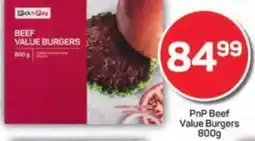Pick n Pay PnP Beef Value Burgers offer