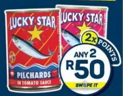 Pick n Pay Lucky Star Pilchards in Sauce Assorted offer
