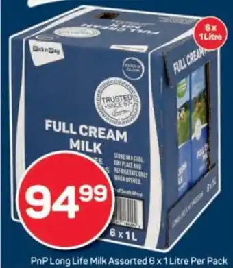 Pick n Pay PnP Long Life Milk Assorted offer