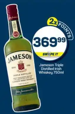 Pick n Pay Jameson Triple Distilled Irish Whiskey offer
