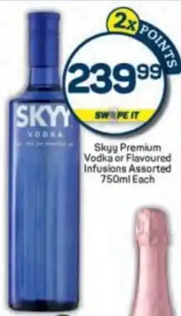 Pick n Pay Skyy Premium Vodka or Flavoured Infusions Assorted offer