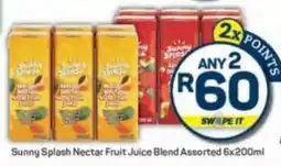 Pick n Pay Sunny Splash Nectar Fruit Juice Blend Assorted offer
