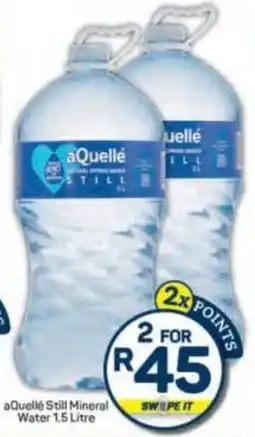 Pick n Pay aQuellé Still Mineral Water offer