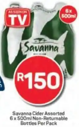 Pick n Pay Savanna Cider Assorted Non-Returnable Bottles offer