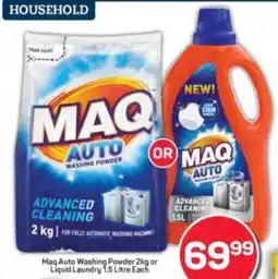 Pick n Pay Maq Auto Washing Powder or Liquid Laundry offer