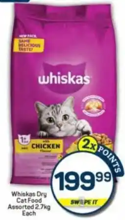 Pick n Pay Whiskas Dry Cat Food Assorted offer