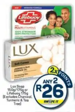 Pick n Pay Lux Soap or Lifebuoy offer