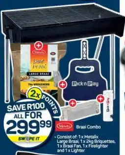 Pick n Pay Metalix Braai Combo offer