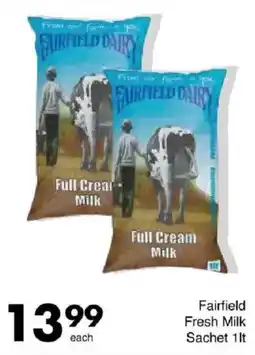 Save Hyper Fairfield Fresh Milk Sachet offer