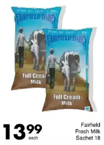Save Hyper Fairfield Fresh Milk Sachet offer