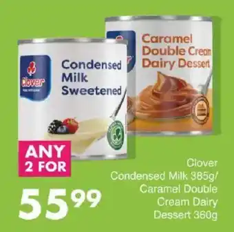 Save Hyper Clover Condensed Milk/ Caramel Double Cream Dairy Dessert offer