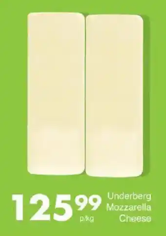 Save Hyper Underberg Mozzarella Cheese offer