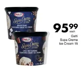 Save Hyper Gatti Supa Crema Ice Cream offer