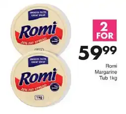 Save Hyper Romi Margarine Tub offer