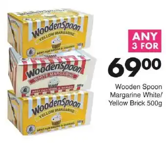 Save Hyper Wooden Spoon Margarine White/ Yellow Brick offer