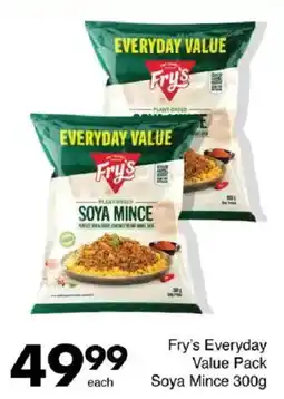 Save Hyper Fry's Everyday Value Pack Soya Mince offer