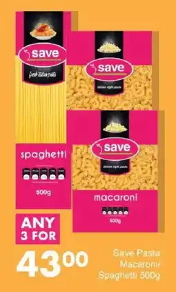 Save Hyper Save Pasta Macaroni/ Spaghetti offer
