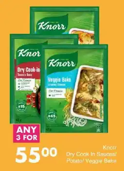 Save Hyper Knorr Dry Cook In Sauces/ Potato/ Veggie Bake offer