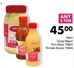 Save Hyper Save Tangy Mayo/ Peri Mayo/ Tomato Suace offer