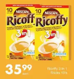 Save Hyper Nescafe Ricoffy 3 In 1 Sticks offer