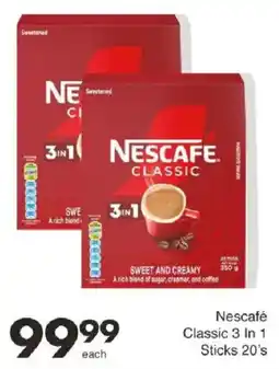 Save Hyper Nescafé Classic 3 In 1 Sticks offer