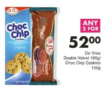Save Hyper De Vries Double Velvet/ Choc Chip Cookies offer