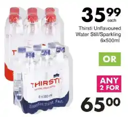 Save Hyper Thirsti Unflavoured Water Still/ Sparkling offer