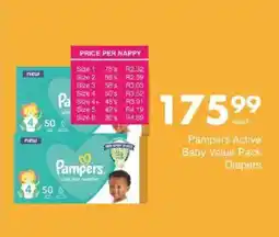 Save Hyper Pampers Active Baby Value Pack Diapers offer