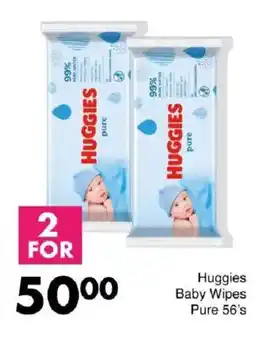 Save Hyper Huggies Baby Wipes Pure offer