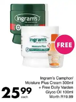 Save Hyper Ingram's Camphor/ Moisture Plus Cream offer