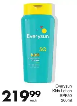Save Hyper Everysun Kids Lotion SPF50 offer