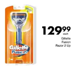 Save Hyper Gillette Fusion Razor 2 Up offer