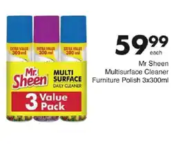 Save Hyper Mr Sheen Multisurface Cleaner Furniture Polish offer