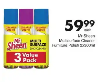 Save Hyper Mr Sheen Multisurface Cleaner Furniture Polish offer