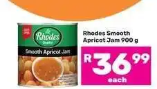 Game Rhodes Smooth Apricot Jam 900 g offer