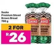 Game Sasko Premium Sliced Brown Bread 700 g offer