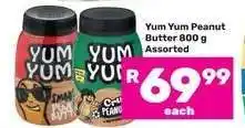Game Yum Yum Peanut Butter 800 g Assorted offer