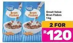 Game Great Value Bran Flakes 1 kg offer