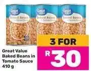 Game Great Value Baked Beans in Tomato Sauce 410 g offer