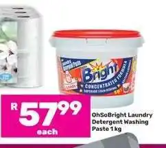 Game OhSoBright Laundry Detergent Washing Paste 1 kg offer