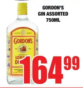 Boxer GORDON’S Gin Assorted 750ml offer
